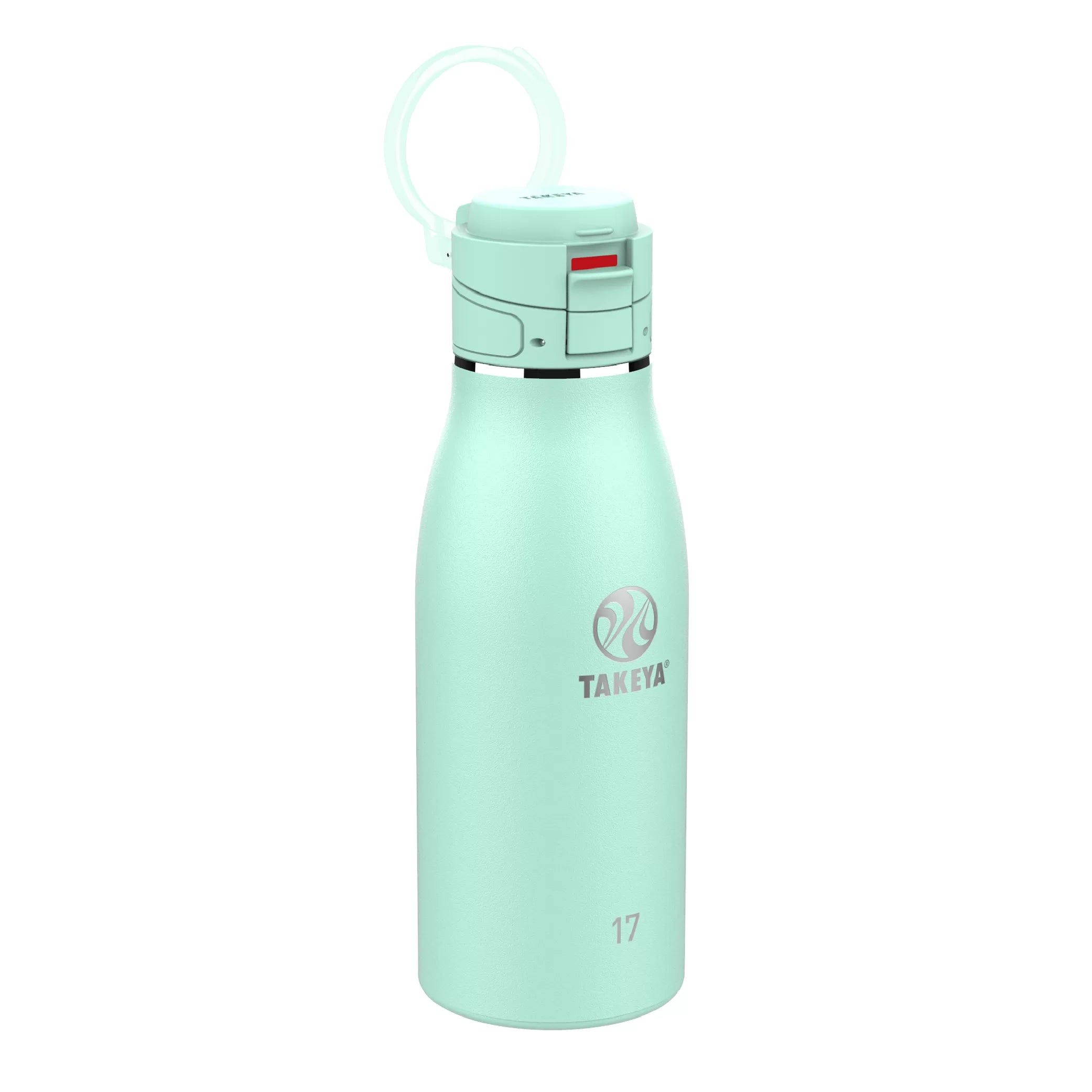 TOMATODOS TERMICOS TAKEYA TRAVELER FLIPLOCK BOTTLE COLOR AQUA | TAKEYA