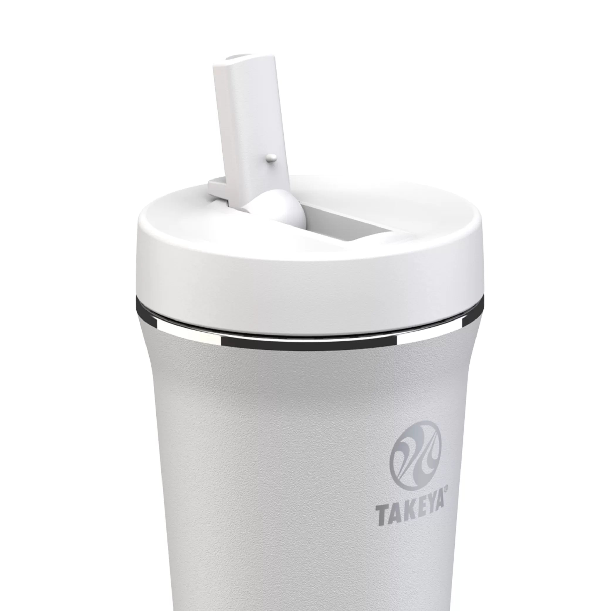 TOMATODOS TERMICOS TAKEYA TUMBLER STRAW TUMBLER COLOR BLANCO | TAKEYA