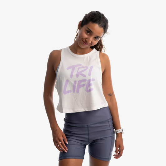 Tank mujer de algodón color gris o blanco, fit relajado ideal para uso diario