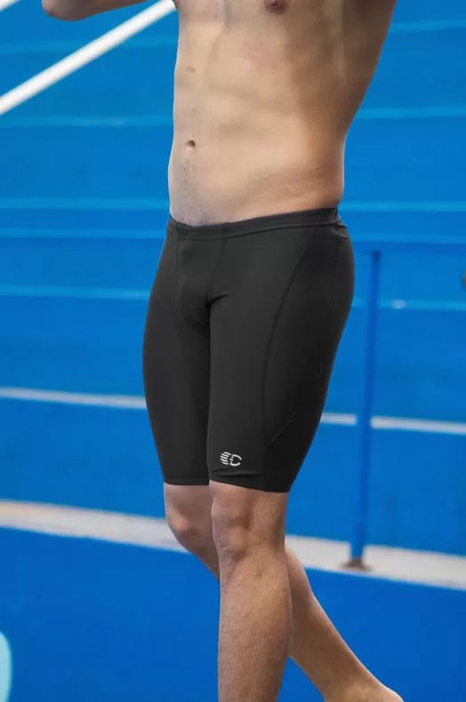 Natacion Hombre Vestuario Natacion Traje De Baño Deportivo Negro