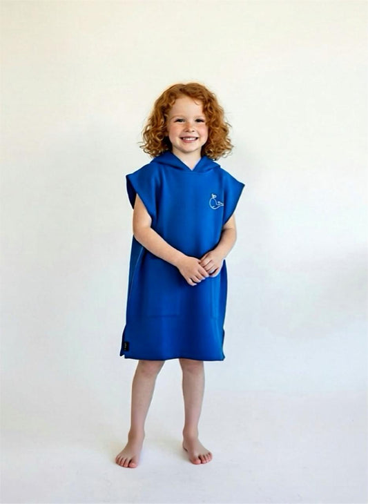 PONCHO CAMBIADOR AZUL NIÑO | LA GUEPE SPORTS - CINCO AM