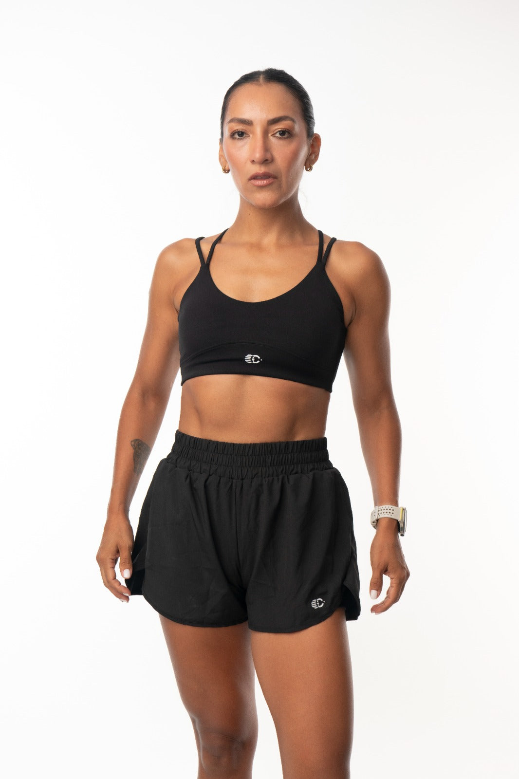TOP ATHLETIC BLACK  | FEEL YOUR POWER - CINCO AM