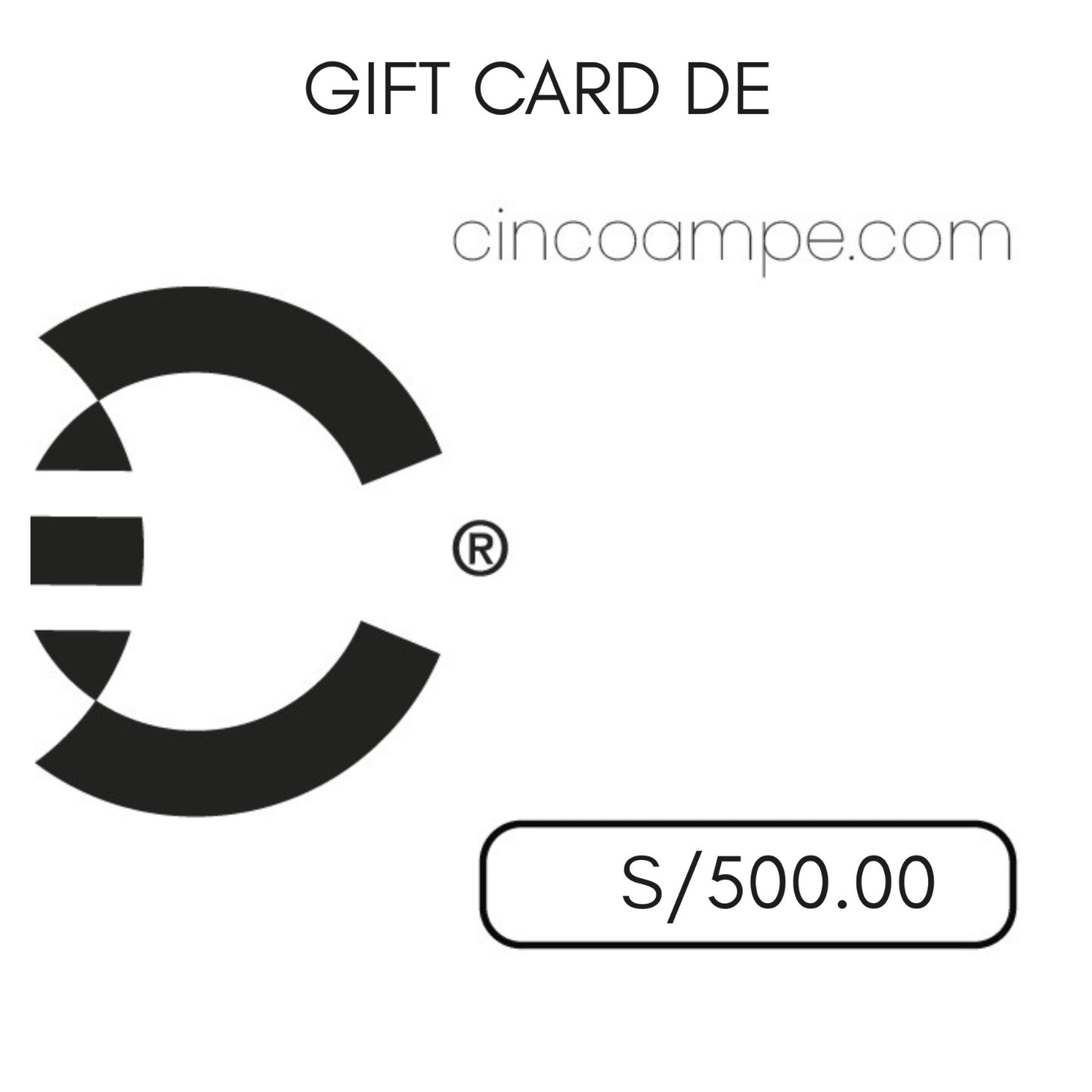 GIFT CARD | CINCO AM - CINCO AM