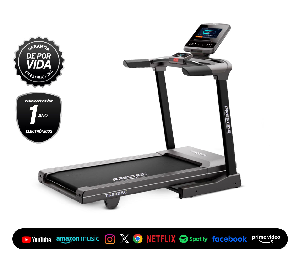 TROTADORA PRESTIGE T5802AC NEGRO | MONARK - CINCO AM