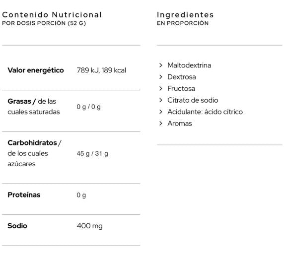 SANTA MADRE CARBOFUEL DRINK MONODOSE 45CHO-LEMON