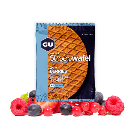 ENERGY STROOPWAFEL - WILD BERRIES - SIN CAFEÍNA | GU - CINCO AM
