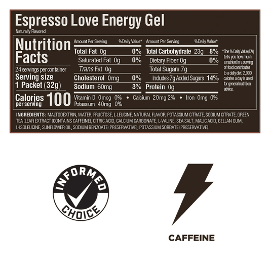 GEL ESPRESSO LOVE | GU - CINCO AM