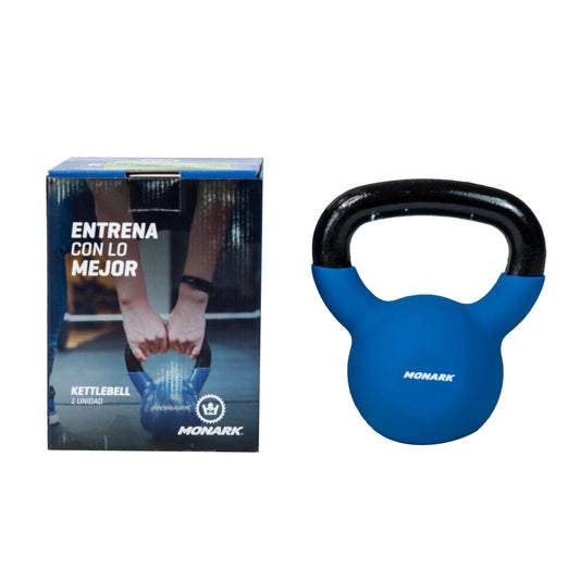 KETTLEBELL PESA MONARK 8KG AZUL - CINCO AM