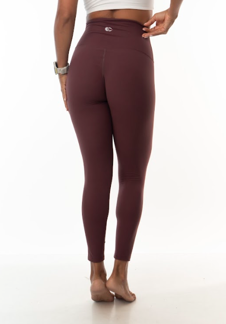 LEGGINS ATHLETIC VINO  | FEEL YOUR POWER - CINCO AM