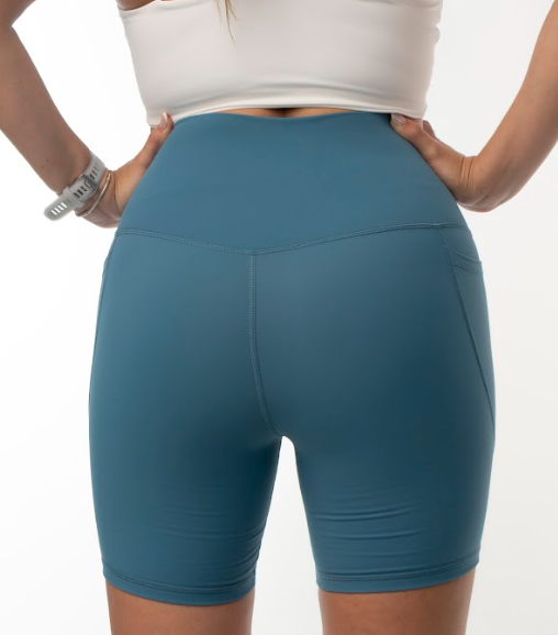 PANTALONETA ATHLETIC CELESTE ACERO | FEEL YOUR POWER