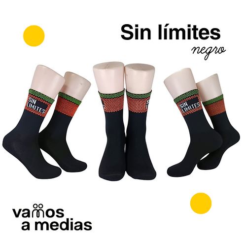 MEDIAS SIN LIMITES COLOR NEGRO | VAMOS A MEDIAS