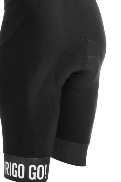PANTALONETA KM50 SIN TIRANTES PLAIN HOMBRE PARA CICLISMO COLOR NEGRO | GO RIGO GO - CINCO AM