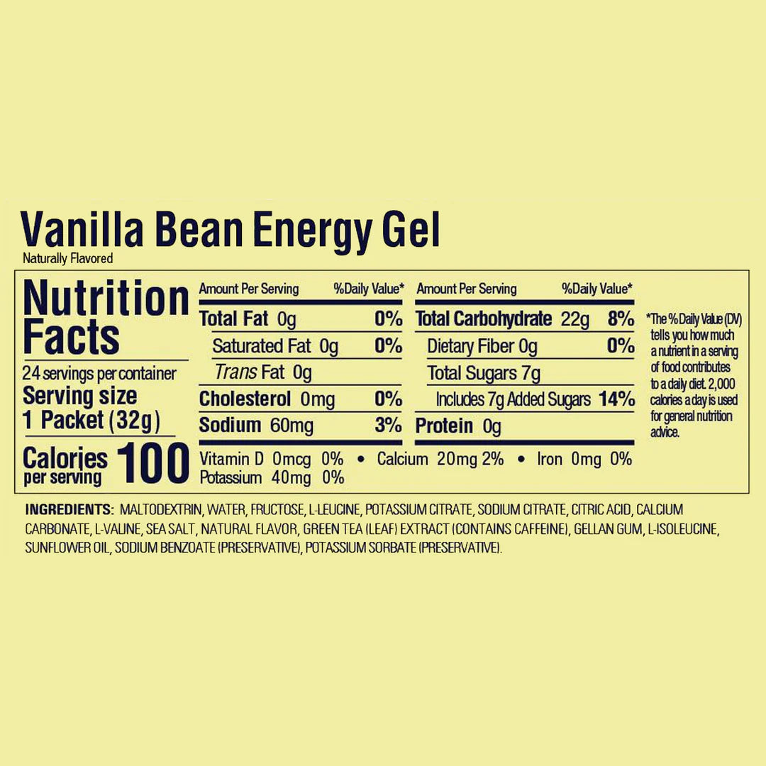 GEL VANILLA BEAN  | GU - CINCO AM
