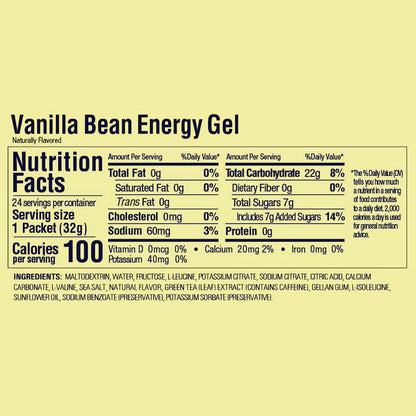 GEL VANILLA BEAN  | GU - CINCO AM