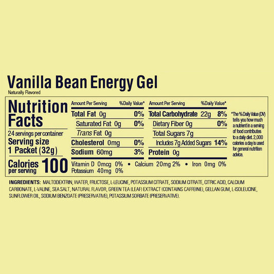 GEL VANILLA BEAN  | GU - CINCO AM