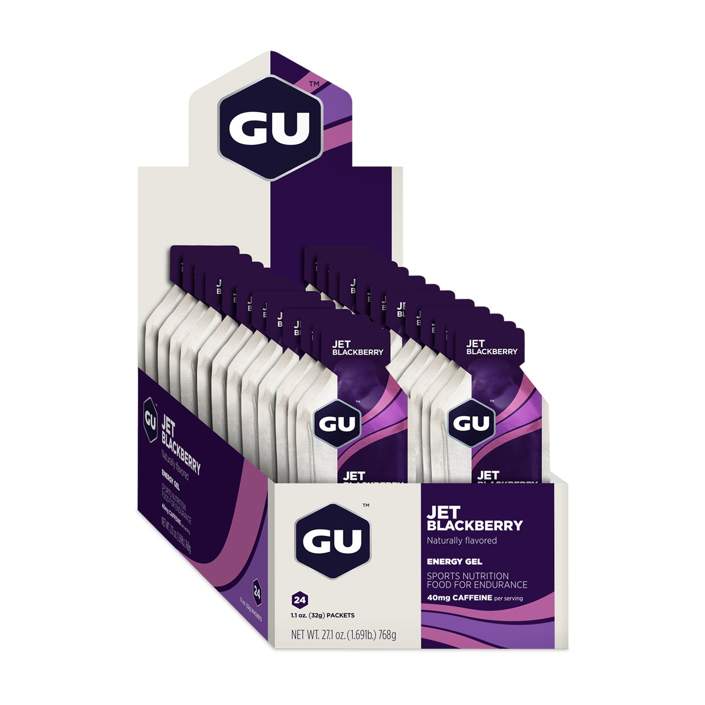 GEL JET BLACKBERRY CAJA 24 | GU - CINCO AM