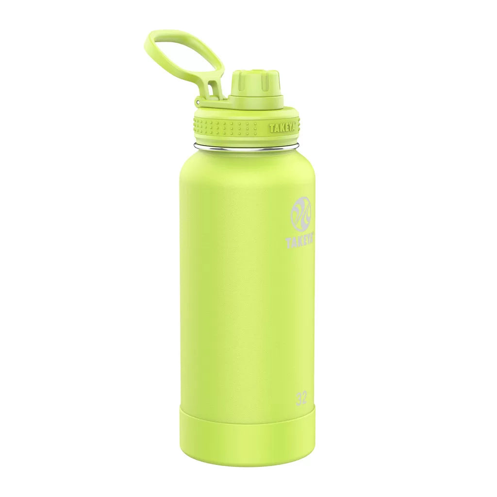 TOMATODOS TERMICOS TAKEYA SPOUT BOTTLE COLOR CITRON GREEN | TAKEYA