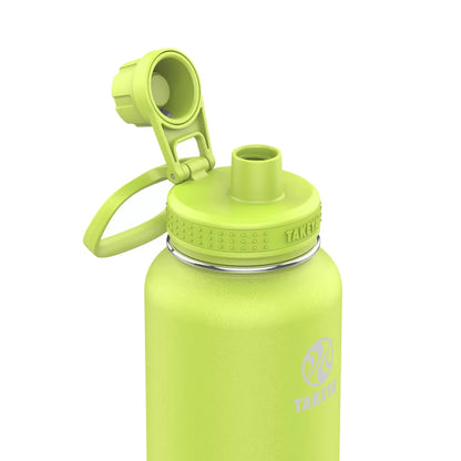 TOMATODOS TERMICOS TAKEYA SPOUT BOTTLE COLOR CITRON GREEN | TAKEYA - CINCO AM