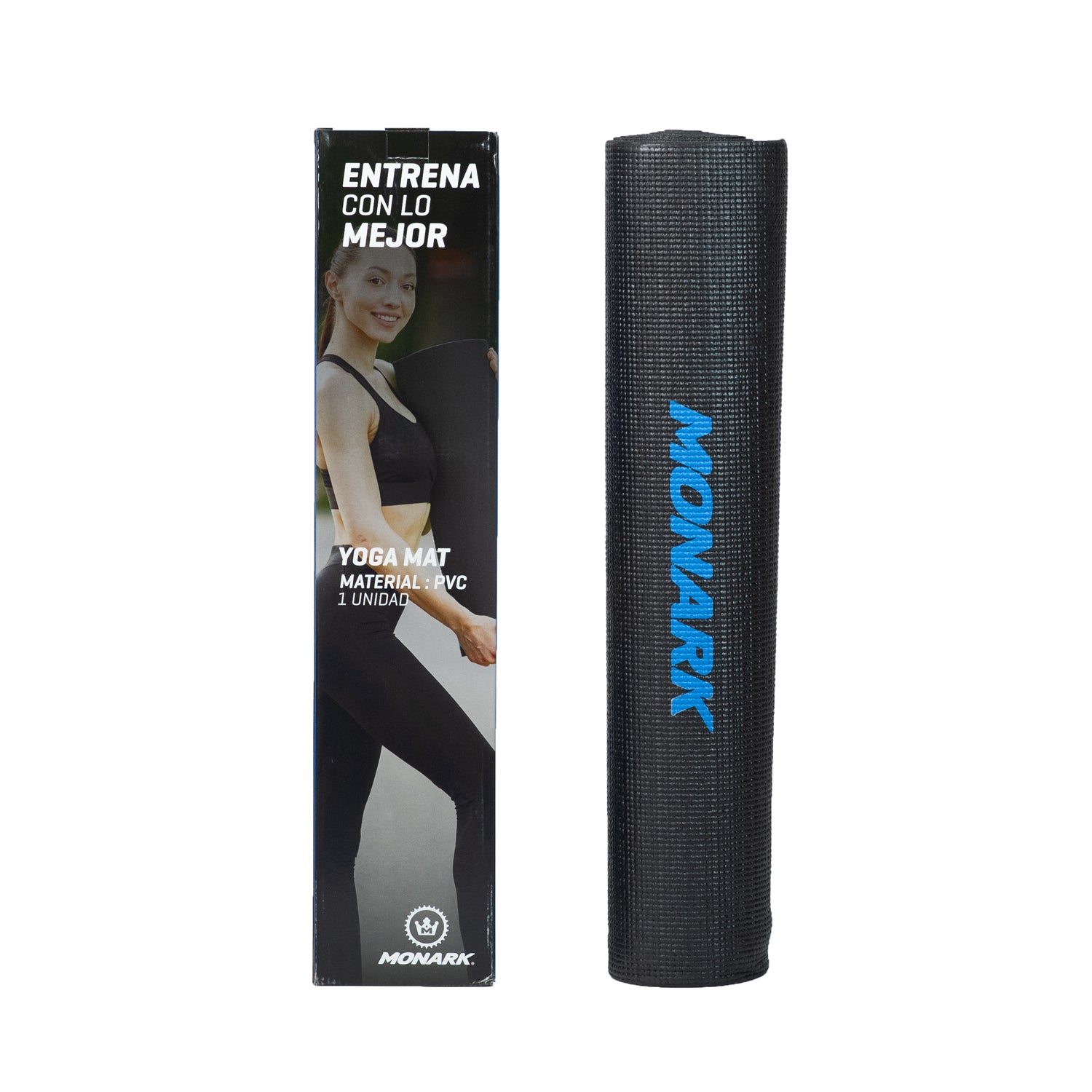YOGA MAT PVC MONARK NEGRO - CINCO AM